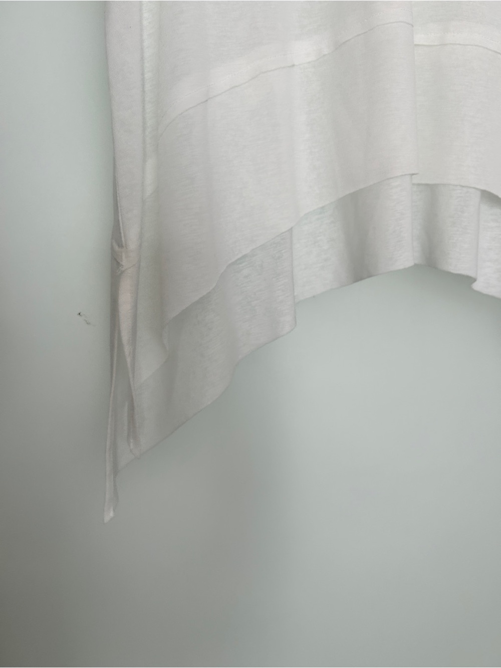 Free People Movement Tempo short sleeve tee white sheer L - Picture 4 of 8